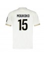 OGC Nice Youssoufa Moukoko #15 Venkovní Dres 2024-25 Krátký Rukáv